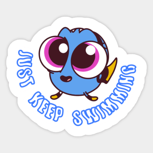 Keep Swimming Sticker